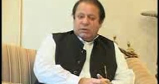 Nawaz Sharif visits Shah Mansoor Relief Camp